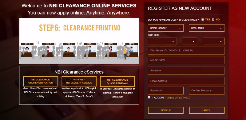 NBI clearance Philippines online services